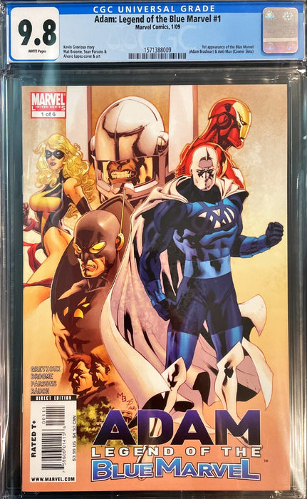 Adam: Legend of the Blue Marvel 1 CGC 9.8