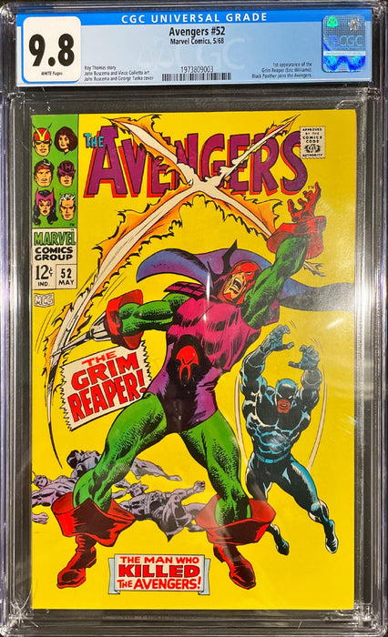 Avengers 52 CGC 9.8