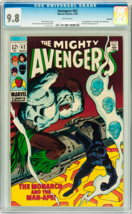 Avengers 62 CGC 9.8