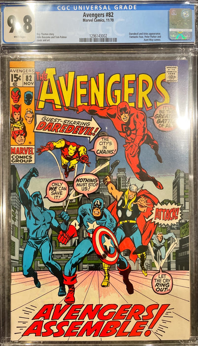 Avengers 82 CGC 9.8