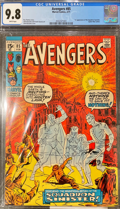 Avengers 85 CGC 9.8