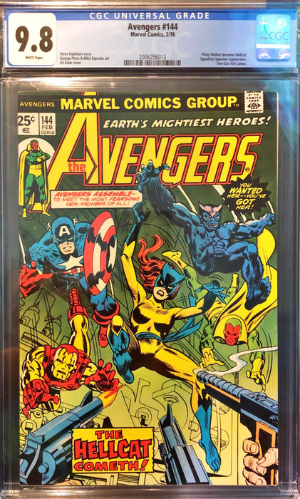 Avengers 144 CGC 9.8