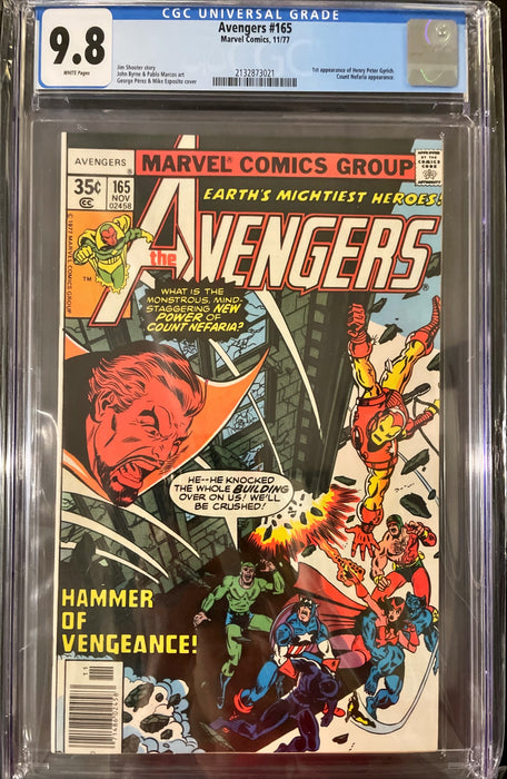 Avengers 165 CGC 9.8