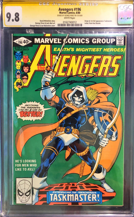 Avengers 196 CGC 9.8