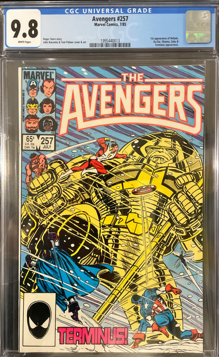 Avengers 257 CGC 9.8