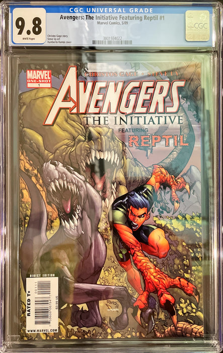 Avengers: The Initiative Featuring Reptil 1 CGC 9.8