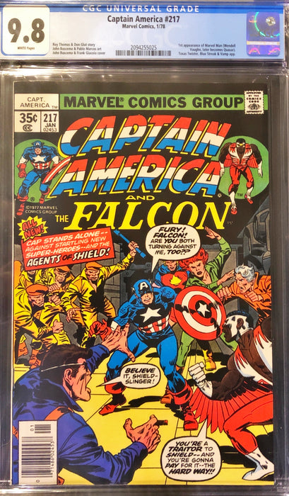 Captain America 217 CGC 9.8