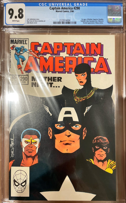 Captain America 290 CGC 9.8
