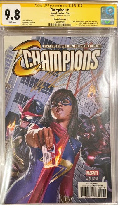 Champions 1 CGC 9.8