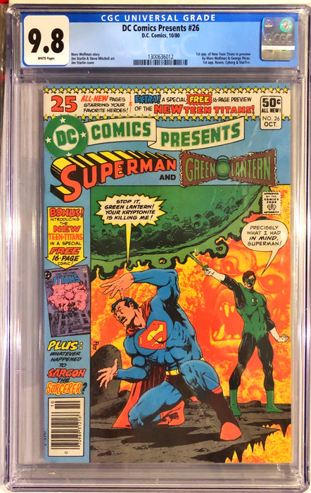 DC Comics Presents 26 CGC 9.8