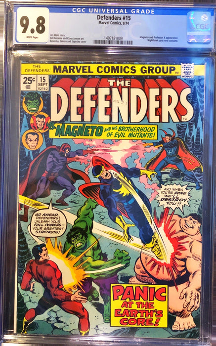 Defenders 15 CGC 9.8