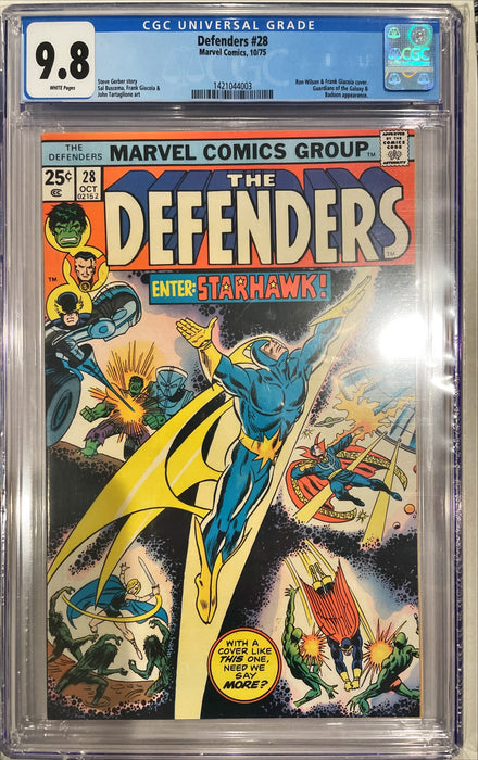 Defenders 28 CGC 9.8