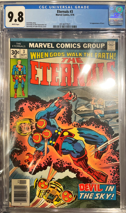 Eternals 3 CGC 9.8