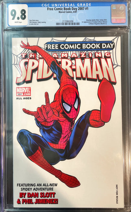 Free Comic Book Day 2007 1 CGC 9.8