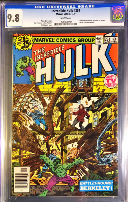 Incredible Hulk 234 CGC 9.8