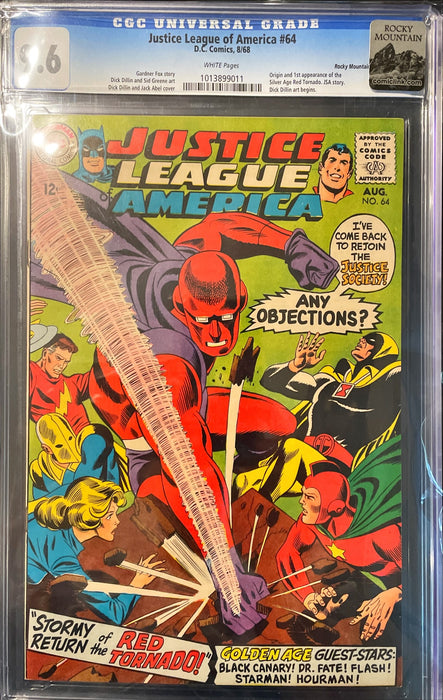 Justice League of America 64 CGC 9.8