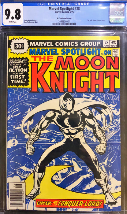 Marvel Spotlight 28 30c CGC 9.8