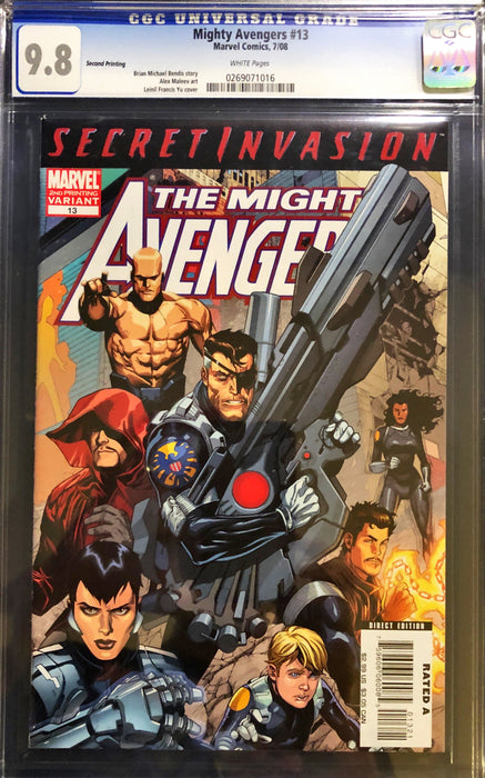 Mighty Avengers 13 CGC 9.8