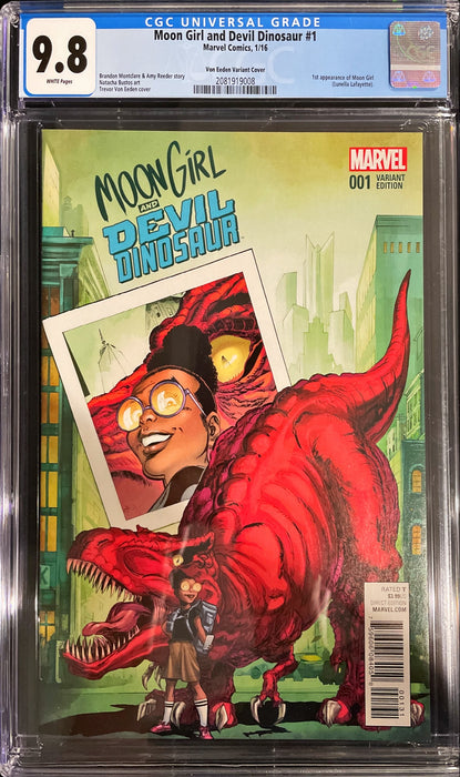 Moon Girl and Devil Dinosaur 1 v CGC 9.8