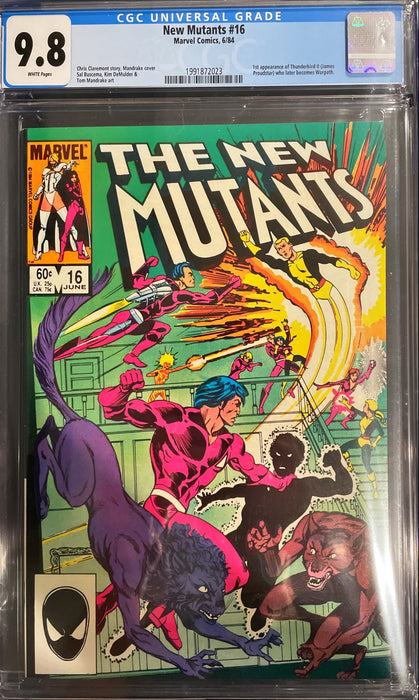 New Mutants 16 CGC 9.8