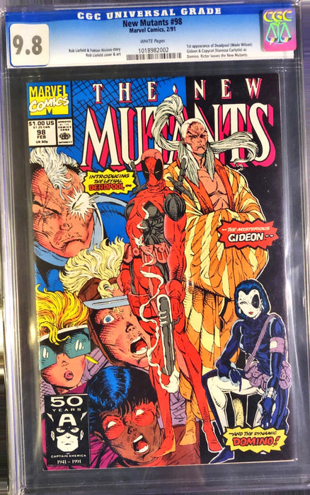 New Mutants 98 CGC 9.8