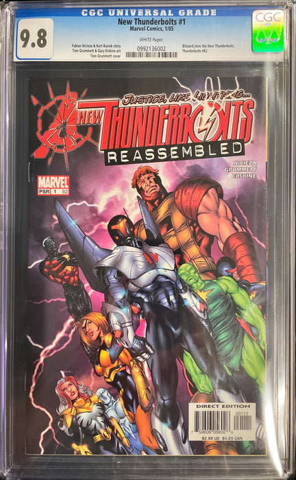 New Thunderbolts 1 CGC 9.8