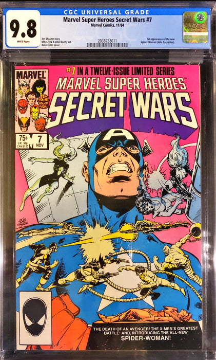 Marvel Super Heroes Secret Wars 7 CGC 9.8
