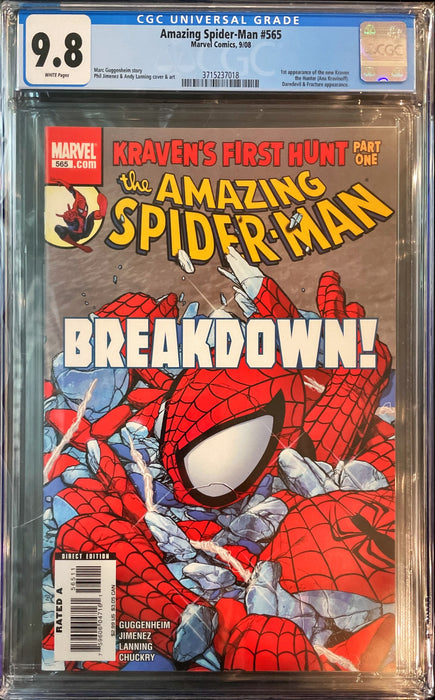 Amazing Spider-Man 565 CGC 9.8