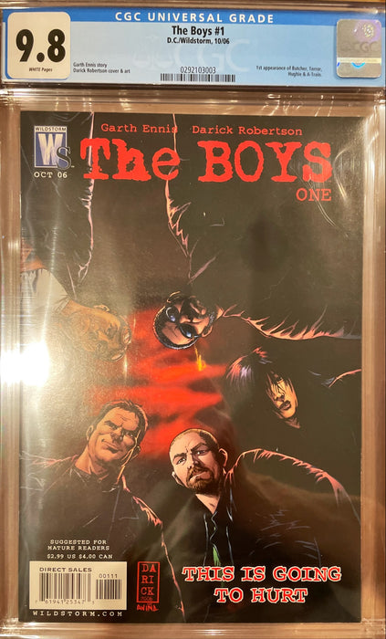 The Boys 1 B CGC 9.8