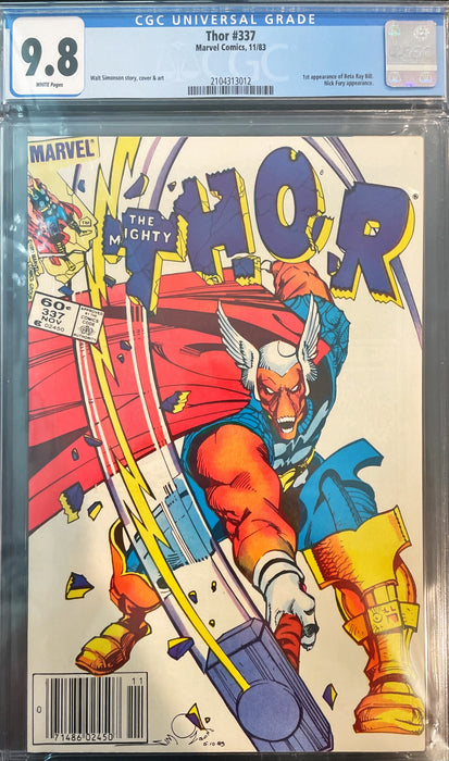 Thor 337 B CGC 9.8