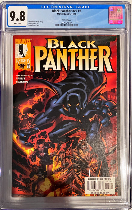 Black Panther v2 2 CGC 9.8