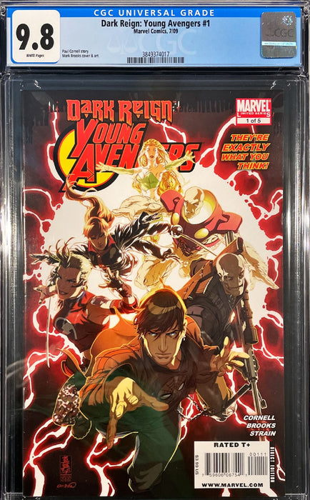 Dark Reign: Young Avengers 1 CGC 9.8