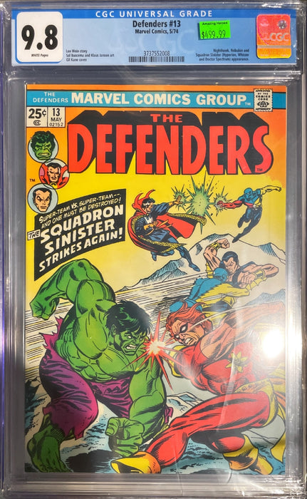 Defenders 13 CGC 9.8