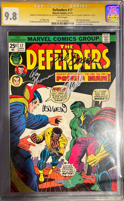 Defenders 17 CGC 9.8