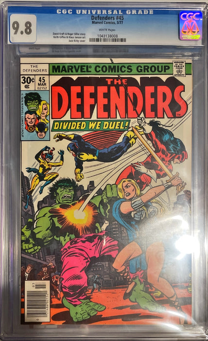Defenders 45 CGC 9.8