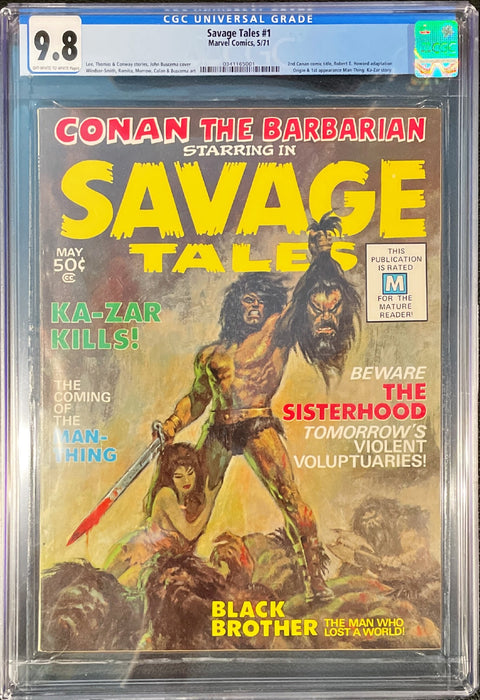 Savage Tales 1 CGC 9.8