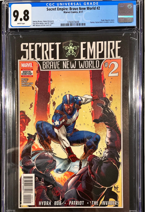 Secret Empire: Brave New World 2 CGC 9.8