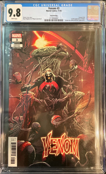 Venom 3 CGC 9.8