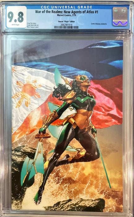 War of the Realms: New Agents of Atlas 1 CGC 9.8 B