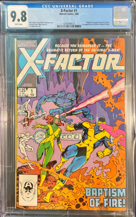 X-Factor 1 CGC 9.8 C