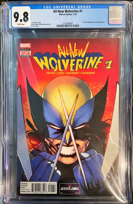 All-New Wolverine 1 CGC 9.8