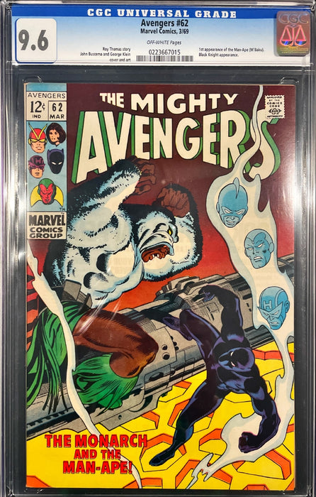 Avengers 62 CGC 9.8