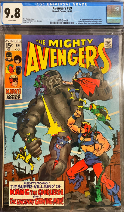 Avengers 69 CGC 9.8