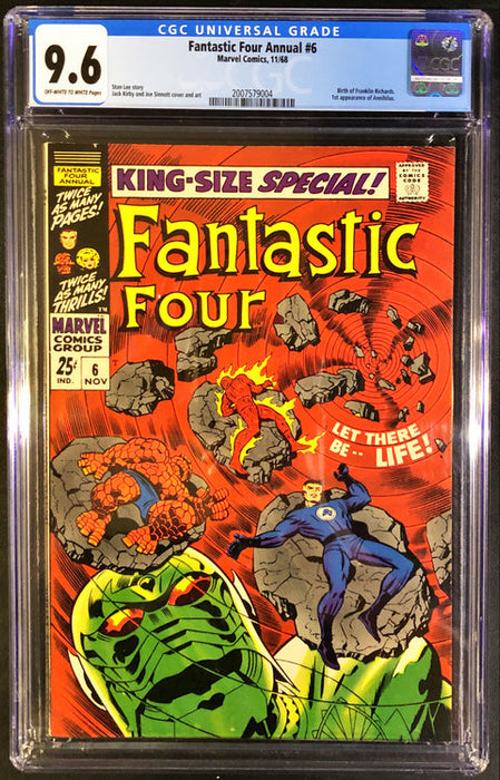 Fantastic Four Annual 6 CGC 9.8