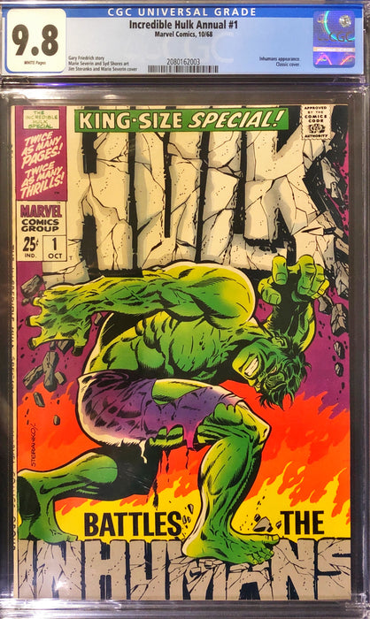 Incredible Hulk Annual 1 CGC 9.8