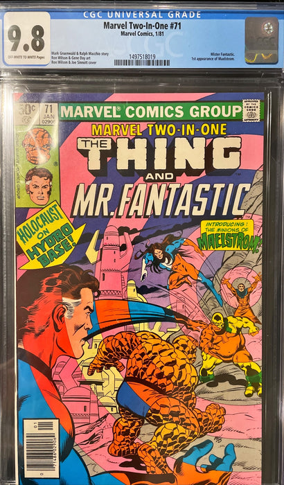 Marvel Two-In-One 71 CGC 9.8
