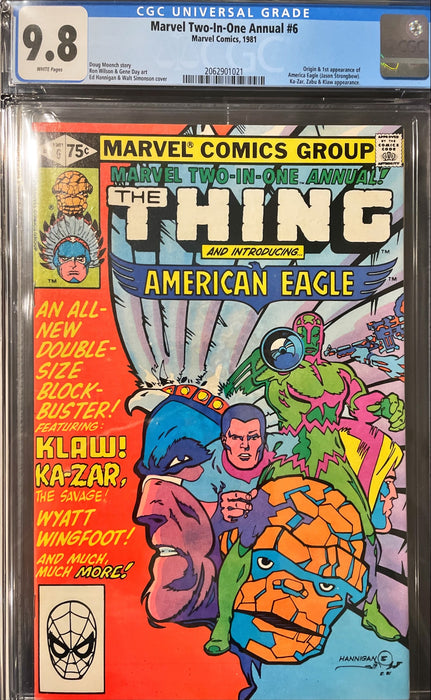 Marvel Two-In-One Annual 6 CGC 9.8