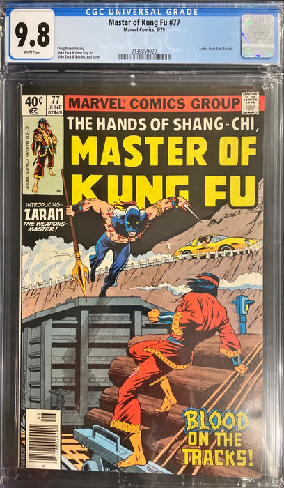 Master of Kung-Fu 77 CGC 9.8