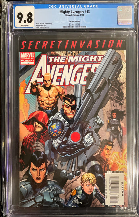 Mighty Avengers 13 CGC 9.8