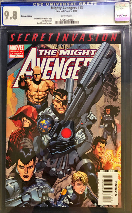 Mighty Avengers 13 CGC 9.8